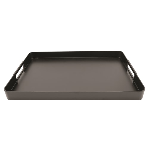 Bandeja para Servicio de Café con Asas, Negro